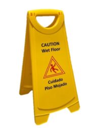 WET FLOOR SIGN ENGLISH SPANISH - 791001