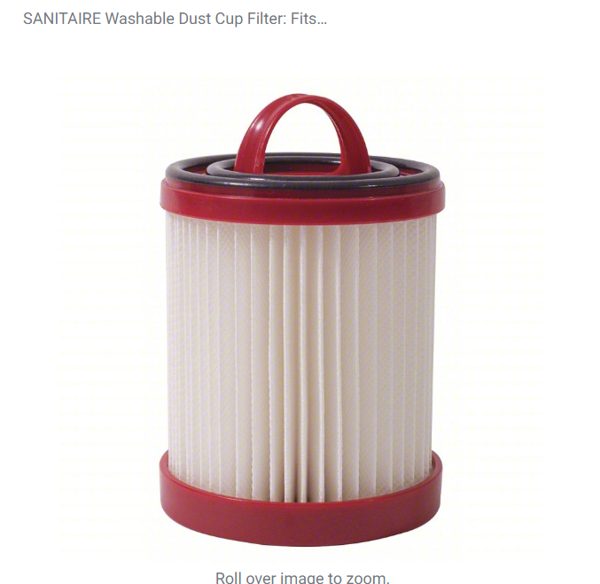 FILTER,DUST CUP FOR 5845 62136 - 807136