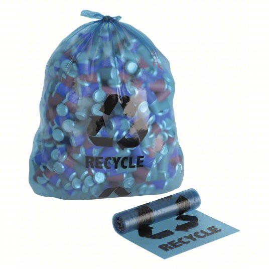 LINERS, BLUE RECYCLING BAGS 30x46 - 38 GAL - 31DL07 - AAA-GR31DL07