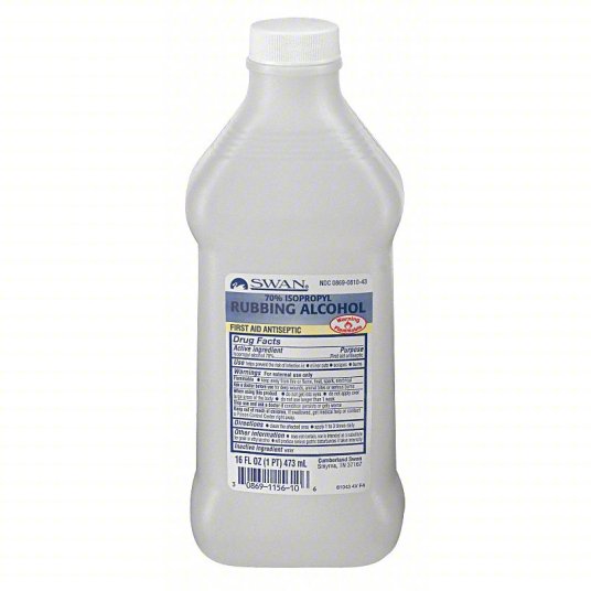 ISOPROPYL ALCOHOL 16OZ BOTTLE 3WHL3 - AAA-ISOALCOHOL